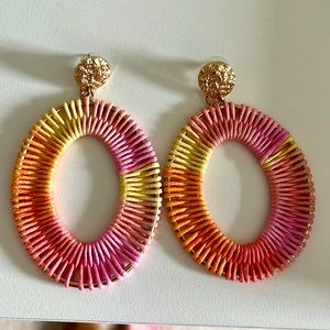 Summery hoop earring
